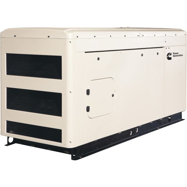 Cummins Commercial Standby Generator — 40kW, LP/NG, 120/240 Volts, 3-Phase, Model# RS40