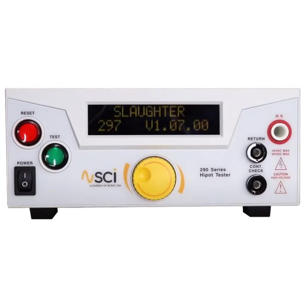 SCI 297 Hipot Tester: Precision Insulation Testing with AC/DC Voltage and Resistance Measurement