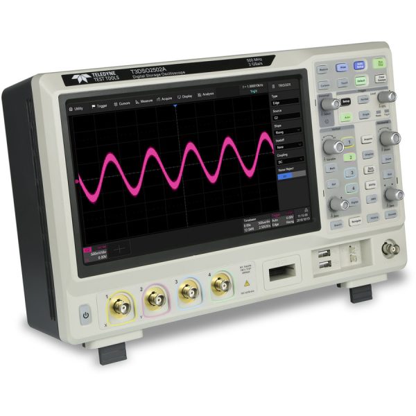 Teledyne LeCroy T3DSO2104A: 4-Channel Digital Oscilloscope with 100 MHz Bandwidth, 2 GS/s Sample Rate, and 200 Mpts Memory