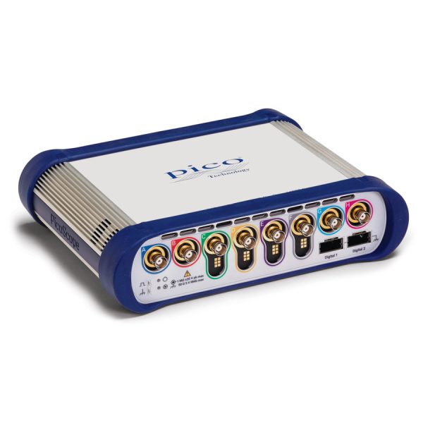 Pico Technology 6824E-D4: 500MHz, 8-Channel, 4GS PC USB Oscilloscope
