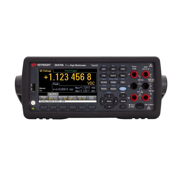 Keysight Truevolt 34470A: 7.5-Digit Digital Multimeter with GPIB, MEM, and Truevolt Technology