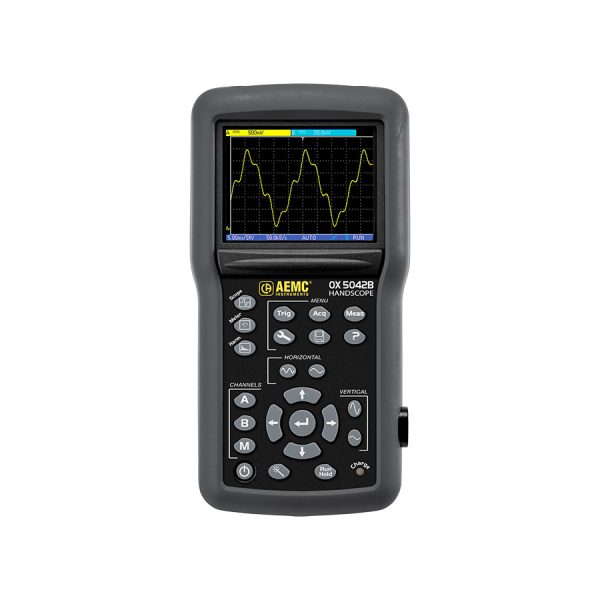 AEMC OX 5042B Handheld Oscilloscope Kit: 40MHz, 2 GS/s, 2 Channels, MN379T Included